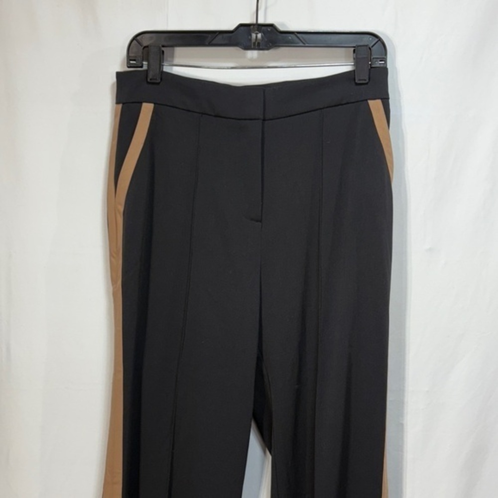 🐌 4L nwot Studio Park x Kerstin Lindquist tuxedo stripe wide leg trouser: